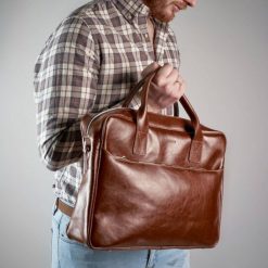 Torba Męska na Laptop R12 Brødrene Jasny Brąz. Torby na laptopa . Za 459.00 zł.