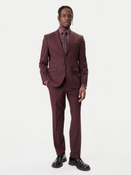 HUGO Garnitur Arti-Hesten253X 50544524 Brązowy Extra Slim Fit. Brązowe garnitury Hugo, m, bez wzorów, z syntetyku. Za 1,849.00 zł.