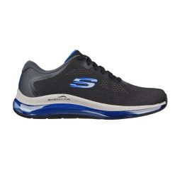 Buty Skechers Sneakers w kolorze niebieskim. Niebieskie buty sportowe casual Skechers, bez wzorów, ze skóry, bez zapięcia. W wyprzedaży za 387.50 zł.