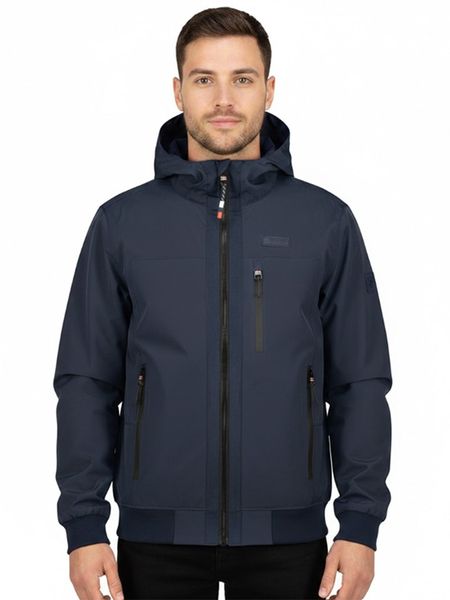 Geographical Norway Kurtka przejściowa "Bagamon" w kolorze granatowym rozmiar: XL. Niebieskie kurtki Geographical Norway, xl, bez wzorów, bez kaptura. Za 192.33 zł.