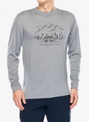 Bluza termoaktywna Sensor Merino Active Van Life Tee LS. Szare bielizna termoaktywna Sensor, na lato, m, bez wzorów, z materiału, bez ramiączek, narciarskie. Za 296.99 zł.