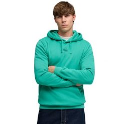 Bluza męska Puma ESS No.1 Logo Centered Hoodie. Zielone bluzy Puma, m, bez wzorów, z bawełny, bez kaptura. Za 168.99 zł.