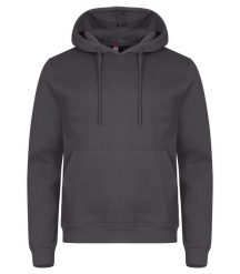 Clique Bluza z kapturem Miami z bawełny i poliestru z recyklingu – Metal Grey. Szare bluzy z kapturem CLIQUE, uniwersalny, bez wzorów, z bawełny, z kapturem. Za 172.80 zł.