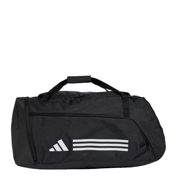 Torba Essentials 3-Stripes Duffel Large. Białe torby na ramię Adidas, bez wzorów, z materiału, na ramię, bez dodatków. Za 225.90 zł.