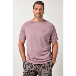 Męski T-shirt FLEXNAMIC® fitness rękaw 1/2 nadruk z tyłu QuickDry. Czerwone bluzki z długim rękawem JAY-PI, m, bez wzorów, z materiału, bez kołnierzyka, bez ramiączek. Za 139.99 zł.