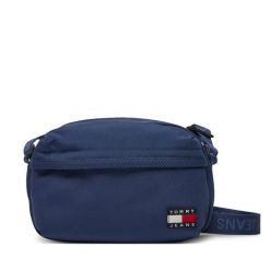 Saszetka nerka Tommy Jeans. Niebieskie saszetki i nerki Tommy Jeans, bez wzorów, z jeansu. Za 129.99 zł.