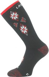 Skarpety merino SCK. Czarne skarpety LASTING, bez wzorów, z elastanu. Za 124.05 zł.