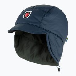 Czapka zimowa Fjällräven Expedition Padded Cap. Niebieskie czapki z daszkiem Fjällräven, na zimę, bez wzorów. Za 281.05 zł.