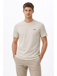 Hugo Boss Fashion Koszulka w kolorze beżowym rozmiar: M. Brązowe bezrękawniki Hugo Boss Fashion, m, bez wzorów, z bawełny, bez kołnierzyka, bez ramiączek. Za 205.93 zł.