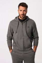 Męska Rozpinana bluza z kapturem fitness dzianina dresowa kaptur nadruki. Szare bluzy z kapturem JAY-PI, m, bez wzorów, z bawełny, z kapturem. Za 349.99 zł.