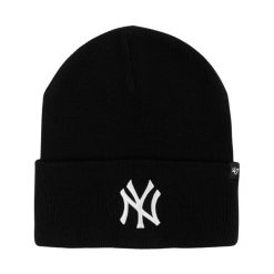 Czapka unisex New York Yankees B-HYMKR17ACE-BK. Czarne czapki zimowe 47 Brand, bez wzorów. Za 96.99 zł.