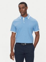 Michael Kors Polo CS2512720B Niebieski Regular Fit. Niebieskie koszulki polo Michael Kors, l, bez wzorów, z bawełny, bez kołnierzyka, bez ramiączek. Za 339.99 zł.