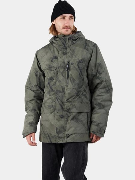 Kurtka Zimowa Męska Fundango Perill. Zielone kurtki Fundango, na zimę, l, bez wzorów, z poliesteru, bez kaptura. Za 599.90 zł.