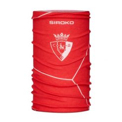 Rowerowy komin na szyję Club Atlético Osasuna x Siroko Siroko OS NW Valiente R. Czerwone szaliki SIROKO, bez wzorów, z tkaniny. Za 75.00 zł.