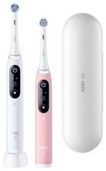 Szczoteczka magnetyczna Oral-B iO 6 Duo biały/różowy + Etui. Szczoteczki elektryczne ORAL B. Za 769.00 zł.