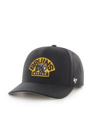 47 Brand Czapka z daszkiem NHL Boston Bruins H-CLZOE01WBP Czarny. Czarne czapki z daszkiem 47 Brand, bez wzorów, z materiału. Za 99.99 zł.