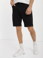 WRANGLER TEXAS SHORTS MĘSKIE SZORTY SPODENKI EBONY BLACK W11CBYZ45 112337505. Czarne szorty Wrangler, m, bez wzorów. Za 159.99 zł.