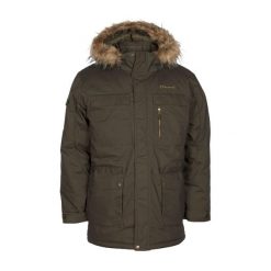 Kurtka zimowa męska Pinewood Finnveden Winter Parka. Zielone kurtki Pinewood, na zimę, m, bez wzorów, bez kaptura. Za 999.99 zł.