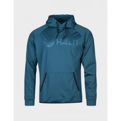 Bluza z kapturem męska Halti Dynamic. Niebieskie bluzy z kapturem Halti, m, bez wzorów, z kapturem. Za 449.99 zł.