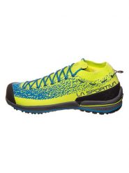 LA SPORTIVA Buty turystyczne "TX2 Evo" w kolorze zielono-niebieskim rozmiar: 46. Niebieskie buty trekkingowe La Sportiva, bez wzorów, z materiału, bez zapięcia, outdoorowe. Za 371.56 zł.