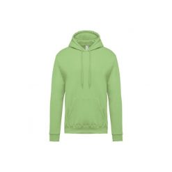 Bluza z kapturem Kariban. Zielone bluzy z kapturem KARIBAN, m, bez wzorów, z bawełny, z kapturem. Za 192.00 zł.