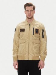 Aeronautica Militare Kurtka przejściowa 251AB2071CT3081 Beżowy Regular Fit. Brązowe kurtki Aeronautica Militare, m, bez wzorów, z syntetyku, bez kaptura. Za 1,319.00 zł.