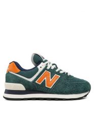 New Balance Sneakersy U574DI2 Zielony. Zielone buty sportowe casual New Balance, bez wzorów, ze skóry, bez zapięcia. Za 379.99 zł.