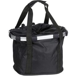 Koszyk torba rowerowa 31x23x24cm na przód na click. Czarne torby na ramię Dunlop, bez wzorów, z materiału, na ramię, bez dodatków. Za 60.98 zł.