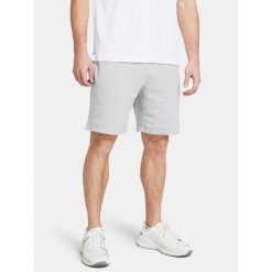 Spodenki treningowe męskie Under Armour Rival Fleece. Szare krótkie spodenki sportowe Under Armour, m, bez wzorów. Za 116.75 zł.