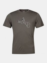 Halti Koszulka trekkingowa "Kalteva" w kolorze khaki rozmiar: XL. Brązowe t-shirty sportowe Halti, bez wzorów, z materiału, bez ramiączek, outdoorowe. Za 86.99 zł.