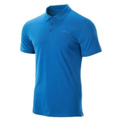 Koszulka polo męska Hi-Tec Romso - niebieska, Rozmiar XL. Niebieskie koszulki polo sportowe Hi-tec, m, bez wzorów, z bawełny, bez kołnierzyka, bez ramiączek. Za 54.99 zł.