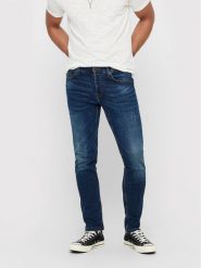 Only & Sons Jeansy Weft 22005076 Granatowy Regular Fit. Niebieskie jeansy Only & Sons, m. Za 99.99 zł.