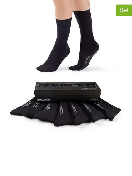 Camano Skarpety (7 par) w kolorze czarnym rozmiar: 43-46. Czarne skarpety camano, bez wzorów. Za 61.45 zł.