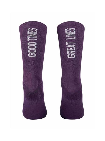 Skarpety rowerowe NORTHWAVE Good Times Sock. Fioletowe skarpety Northwave, bez wzorów, z tkaniny. Za 39.00 zł.