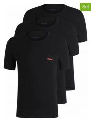 Hugo Boss Underwear Koszulki (3 szt.) w kolorze czarnym rozmiar: M. Czarne bezrękawniki Hugo Boss Underwear, m, bez wzorów, bez kołnierzyka, bez ramiączek. Za 137.10 zł.