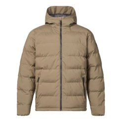 Kurtka puchowa Musto Marina. Brązowe kurtki Musto, l, bez wzorów, z puchu, bez kaptura. W wyprzedaży za 1,040.00 zł.