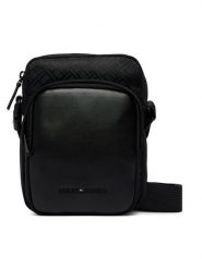 Tommy Hilfiger Saszetka Th Nylon Jaquard Mini Reporter AM0AM14412 Czarny. Czarne saszetki i nerki Tommy Hilfiger, bez wzorów, z nylonu. Za 369.99 zł.