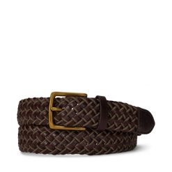 Pasek Polo Ralph Lauren. Brązowe paski Polo Ralph Lauren, bez wzorów. Za 599.99 zł.