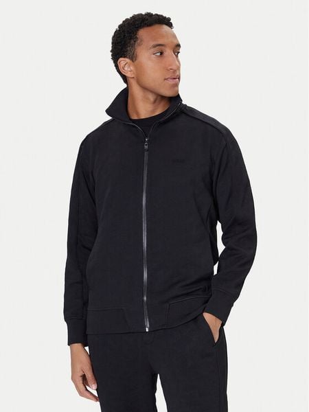 BOSS Bluza Mirror FZ 50549706 Czarny Regular Fit. Czarne bluzy Boss, m, bez wzorów, z syntetyku, bez kaptura. Za 689.00 zł.