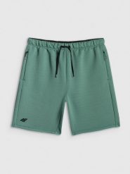 4F Spodenki treningowe szybkoschnące męskie - turkusowe M. Niebieskie krótkie spodenki sportowe 4F, m, bez wzorów, z materiału. Za 149.99 zł.