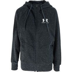 Bluza z kapturem męskie Under Armour Speckled Fleece Fz Hoodie. Czarne bluzy z kapturem Under Armour, m, bez wzorów, z bawełny, z kapturem. Za 190.00 zł.