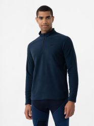 4F Bielizna termoaktywna górna 4FAW23UFLEM034 Granatowy Slim Fit. Niebieskia bielizna termoaktywna 4F, m, bez wzorów, z syntetyku, bez ramiączek, narciarskie. Za 79.99 zł.