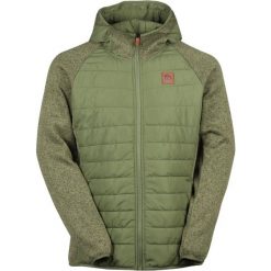 Kurtka męska Fundango Obsidian Hybrid. Zielone kurtki Fundango, m, bez wzorów, z softshellu, bez kaptura. W wyprzedaży za 255.20 zł.
