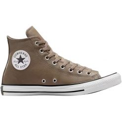 Buty sportowe męskie Converse Chuck Taylor All Star. Szare trampki sportowe Converse, bez wzorów, z syntetyku, bez zapięcia. Za 490.00 zł.