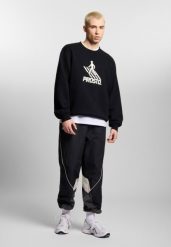 Bluza sportowa męska Prosto Crossing bez kaptura. Czarne bluzy bez kaptura Prosto., l, bez wzorów, z bawełny, bez kaptura. Za 234.99 zł.