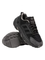 Adidas Skórzane sneakersy "ZX 22 Boost" w kolorze antrcytowo-czarnym rozmiar: 44. Czarne buty sportowe casual Adidas, bez wzorów, bez zapięcia. Za 326.67 zł.