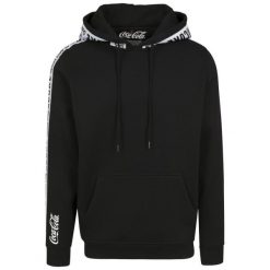 Bluza z kapturem Urban Classic coke tape. Czarne bluzy z kapturem Urban Classics, m, bez wzorów, z kapturem. Za 274.00 zł.