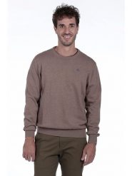 The Time of Bocha Sweter w kolorze jasnobrązowym rozmiar: M. Brązowe swetry nierozpinane The Time of Bocha, m, bez wzorów, z bawełny, bez kołnierzyka, bez ramiączek. Za 135.81 zł.