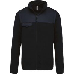 Kurtka Kariban Polaire Manches Amovibles. Niebieskie kurtki KARIBAN, l, bez wzorów, z polaru, bez kaptura. Za 294.00 zł.