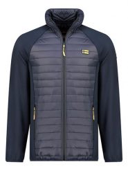 Geographical Norway Kurtka polarowa "Touro" w kolorze granatowym rozmiar: L. Niebieskie kurtki Geographical Norway, l, bez wzorów, z polaru, bez kaptura. Za 175.26 zł.